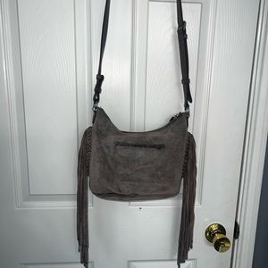 COPY - Michael Kors Billy Suede Fringe purse with stain